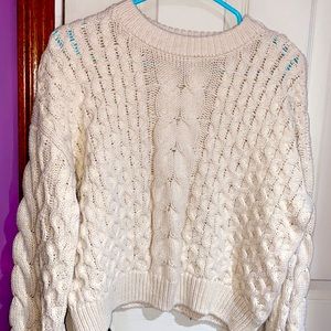 Cream colored sweater
